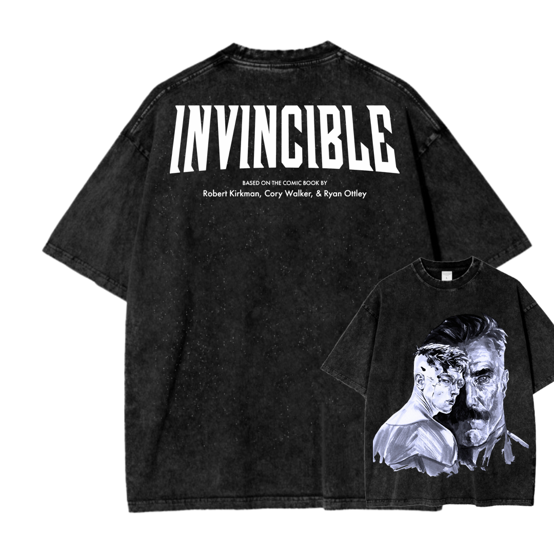 Invincible Unisex Fit Washed T-Shirt 2504004295