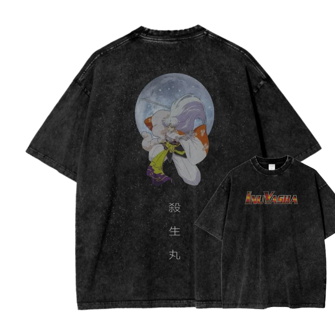 Inuyasha Unisex Fit Washed T-Shirt