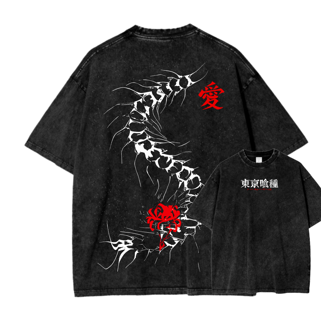 Tokyo Ghoul Unisex Fit Washed T-Shirt 2506004222