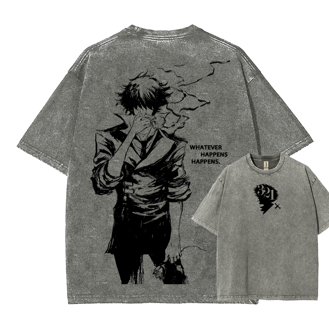 Cowboy Bebop Vintage Unisex Fit Washed T-Shirt 2505017632