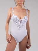 Only White Sling One Piece