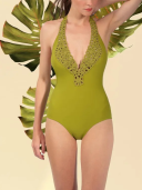 Only Green Sling One Piece