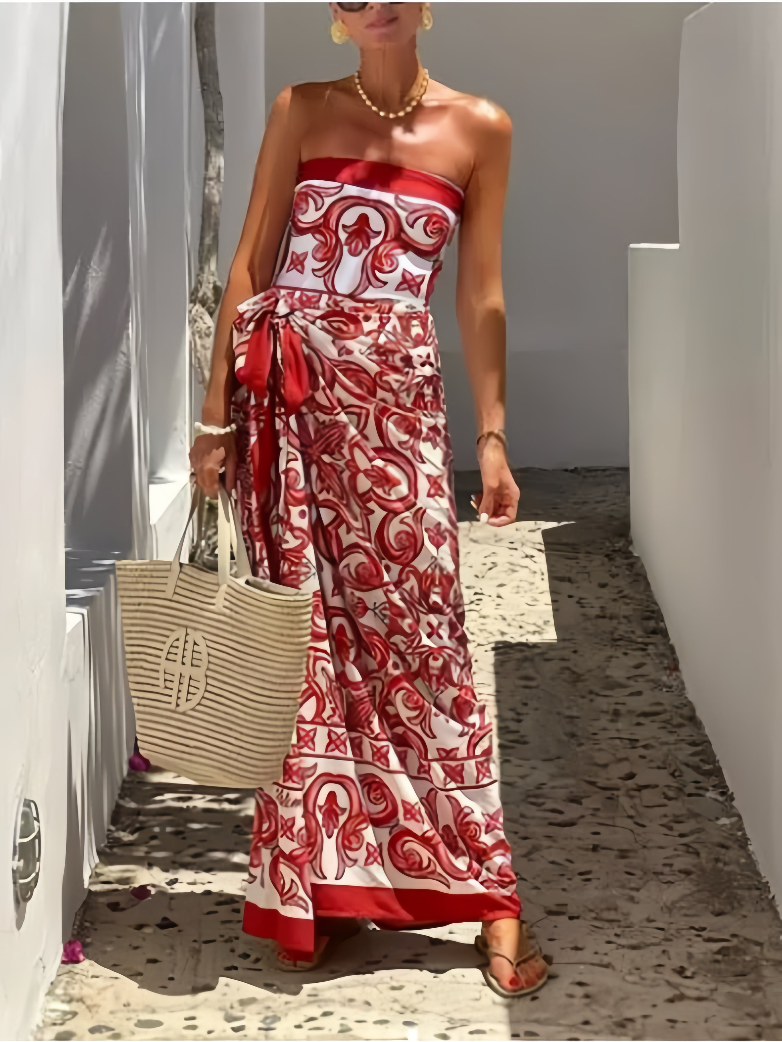 Print Bikini and Cover-up