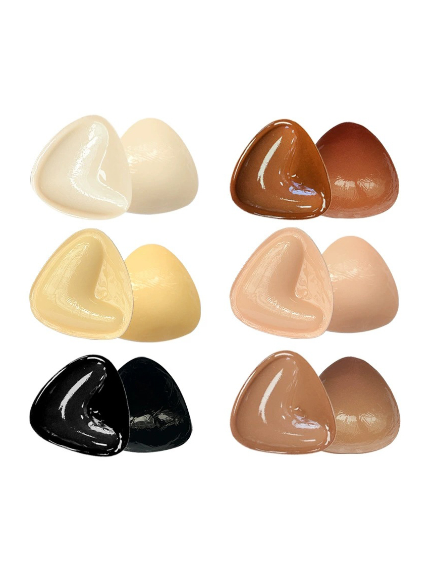 Silicone Gathering Invisible Triangular Chest Pad