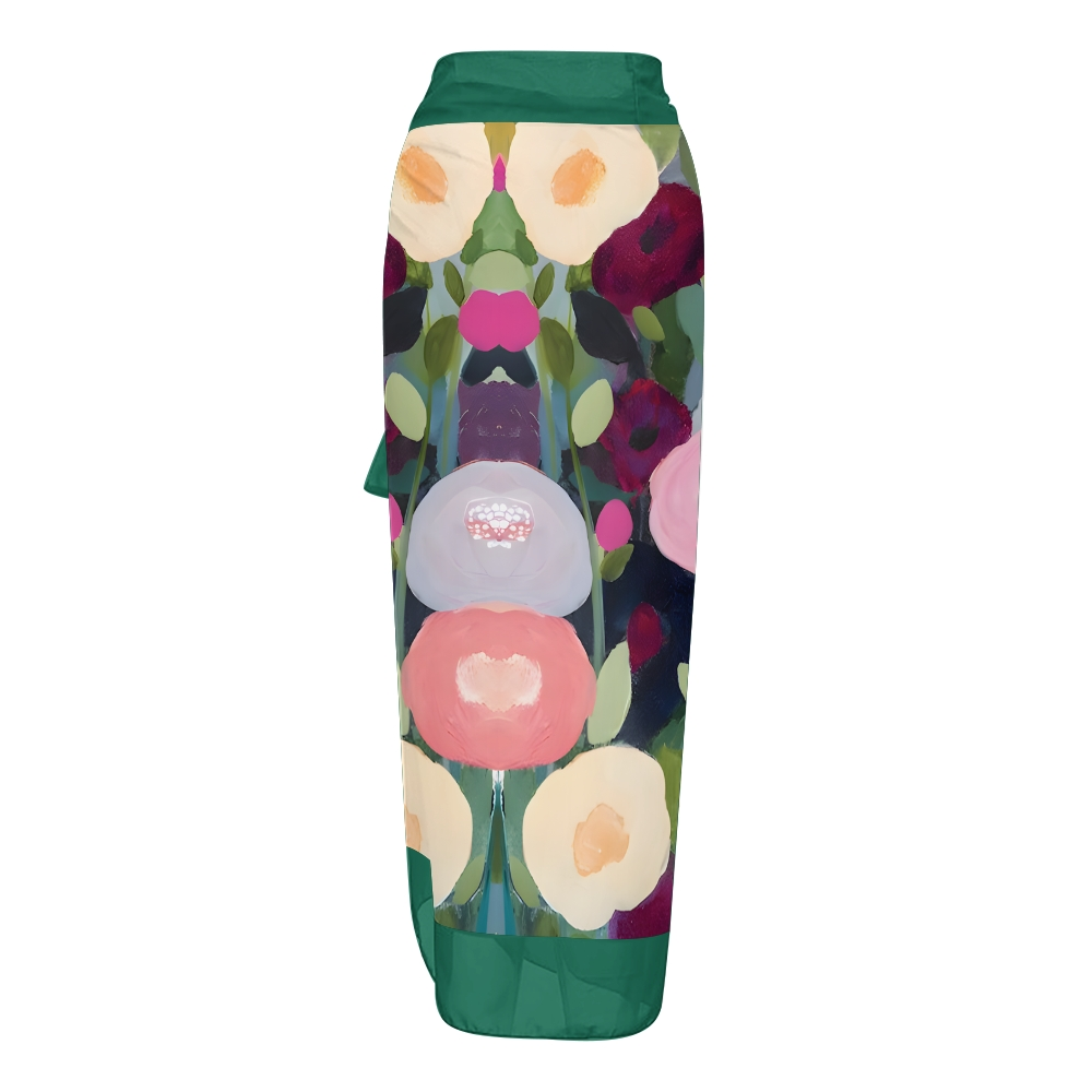 Colorful Floral One-Piece Swimsuit