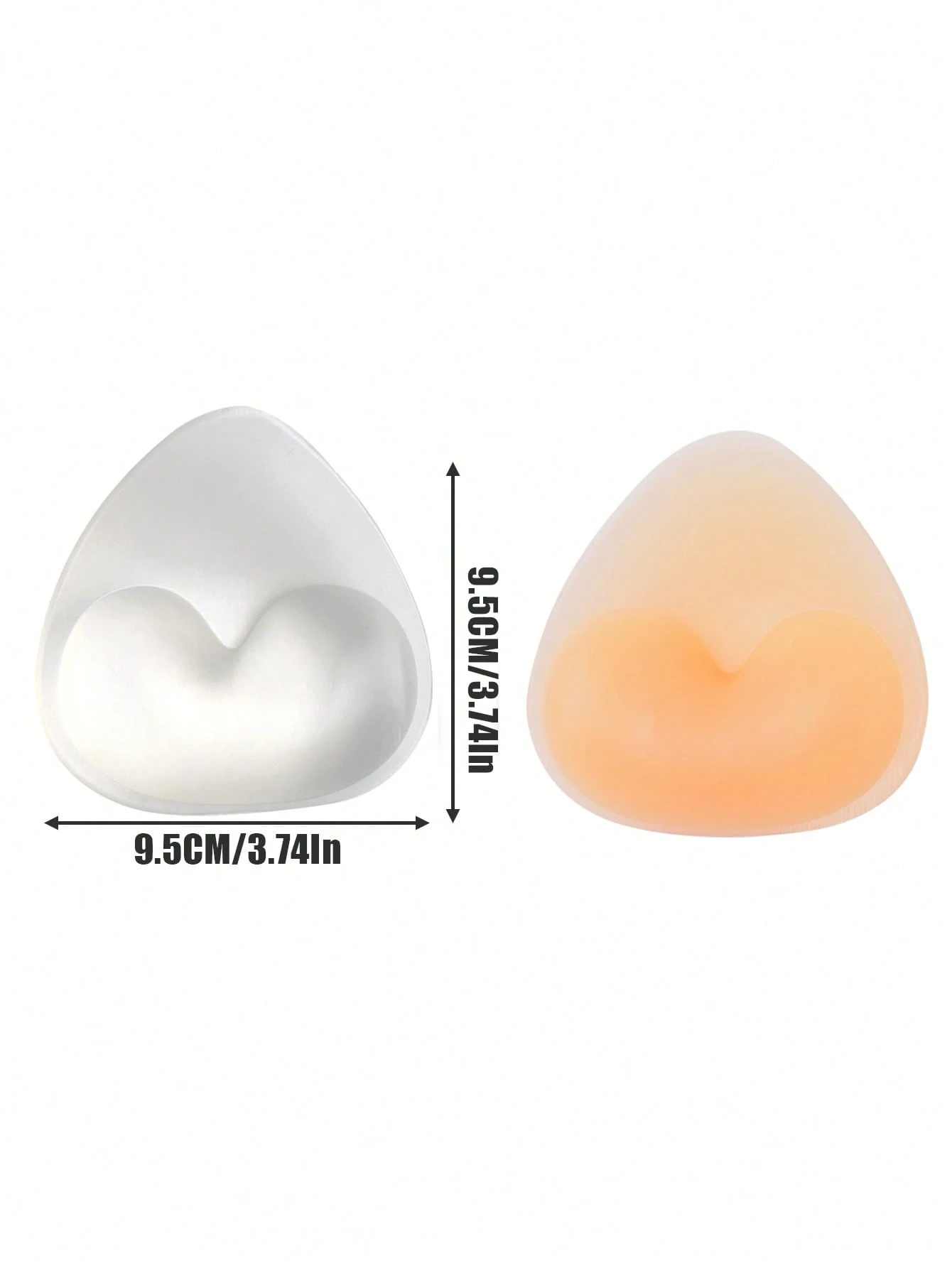 Silicone Invisible Bikini Strap Self-Adhesive Cute Seamless Inserted Chest Pad