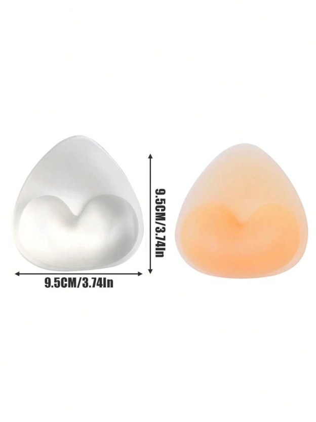 Silicone Invisible Bikini Strap Self-Adhesive Cute Seamless Inserted Chest Pad
