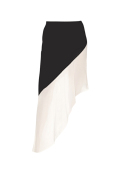 Only White-black Skirt