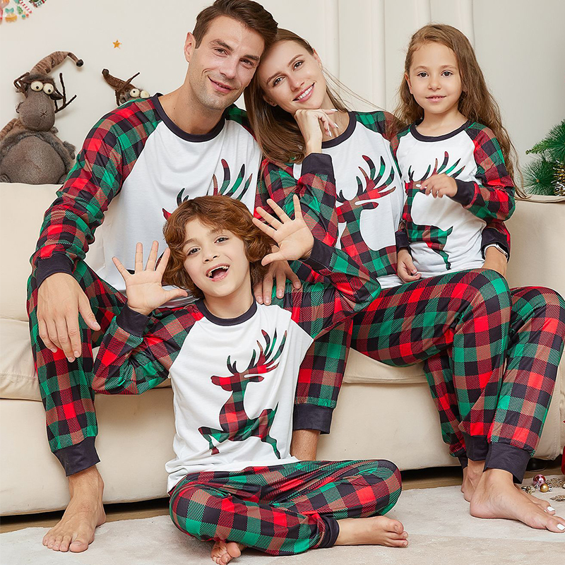 Family Matching Merry Christmas Family Look Pajama Set