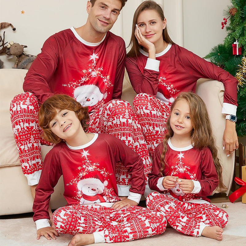 Family Matching Merry Christmas Family Look Pajama Set