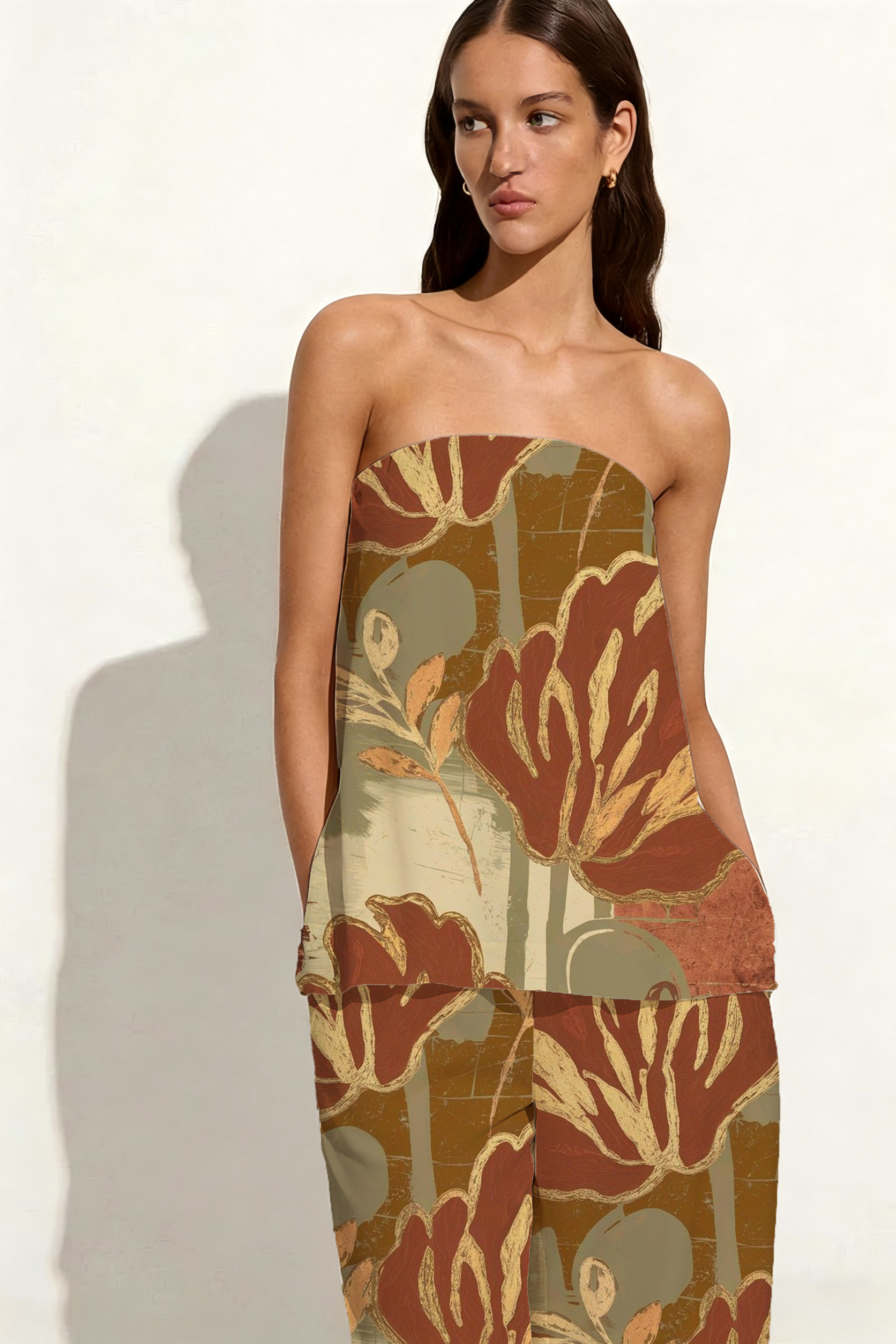 Vibrant Abstract Watercolor Floral Print Set