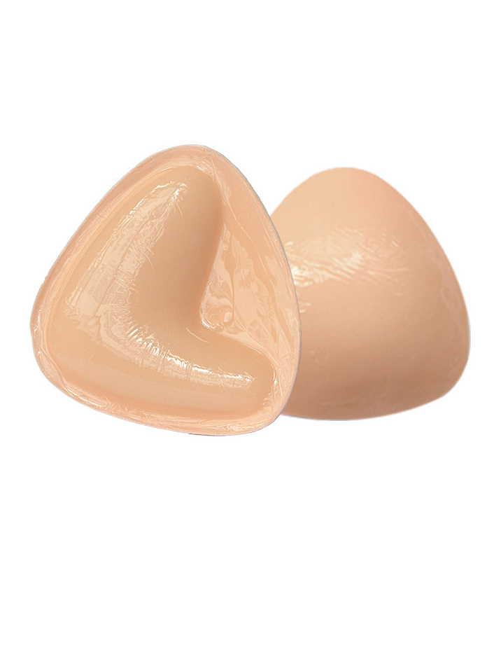 Silicone Gathering Invisible Triangular Chest Pad