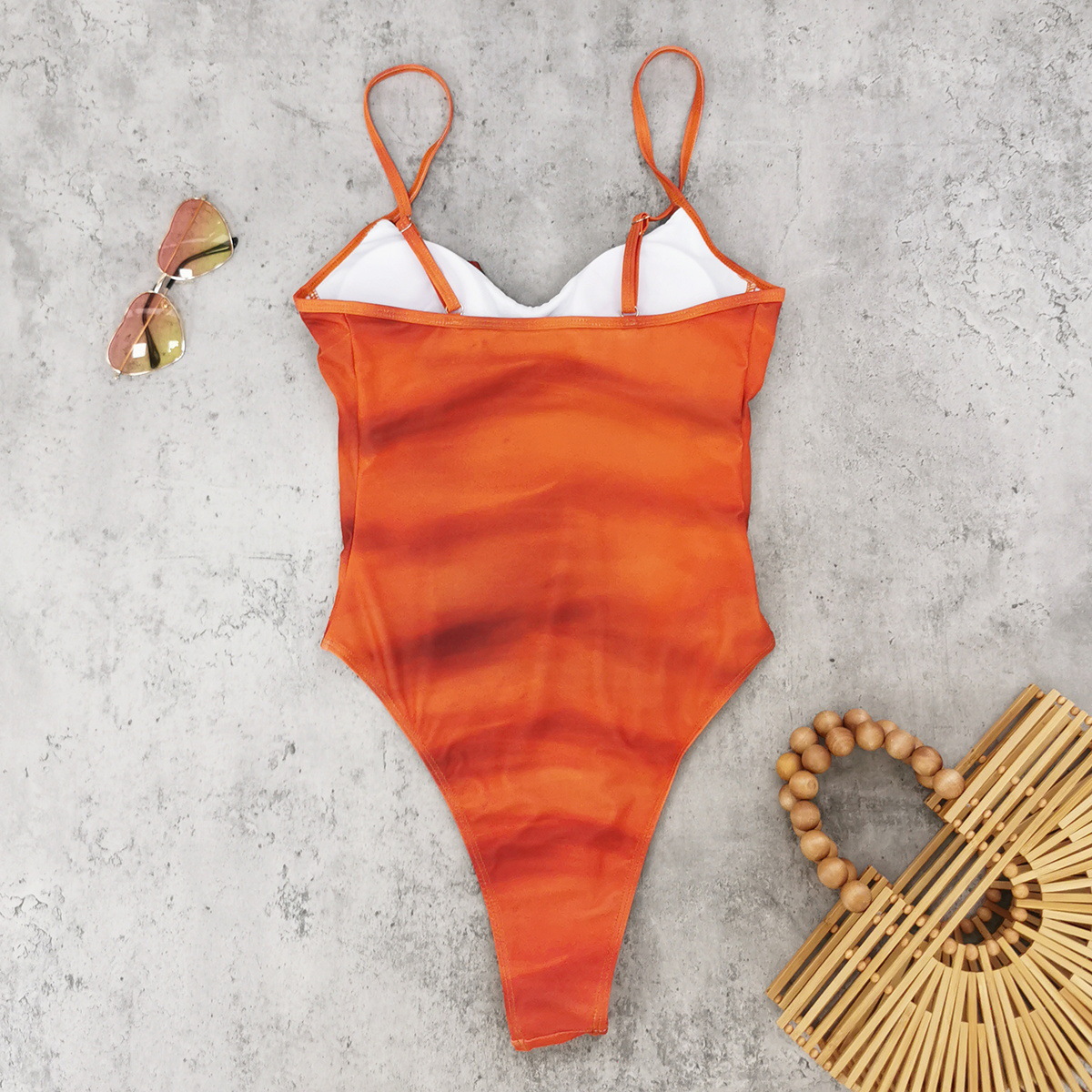 Ombre Print Swimsuit Set