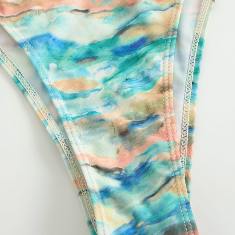 Colorful Print One-Piece Swimsuit