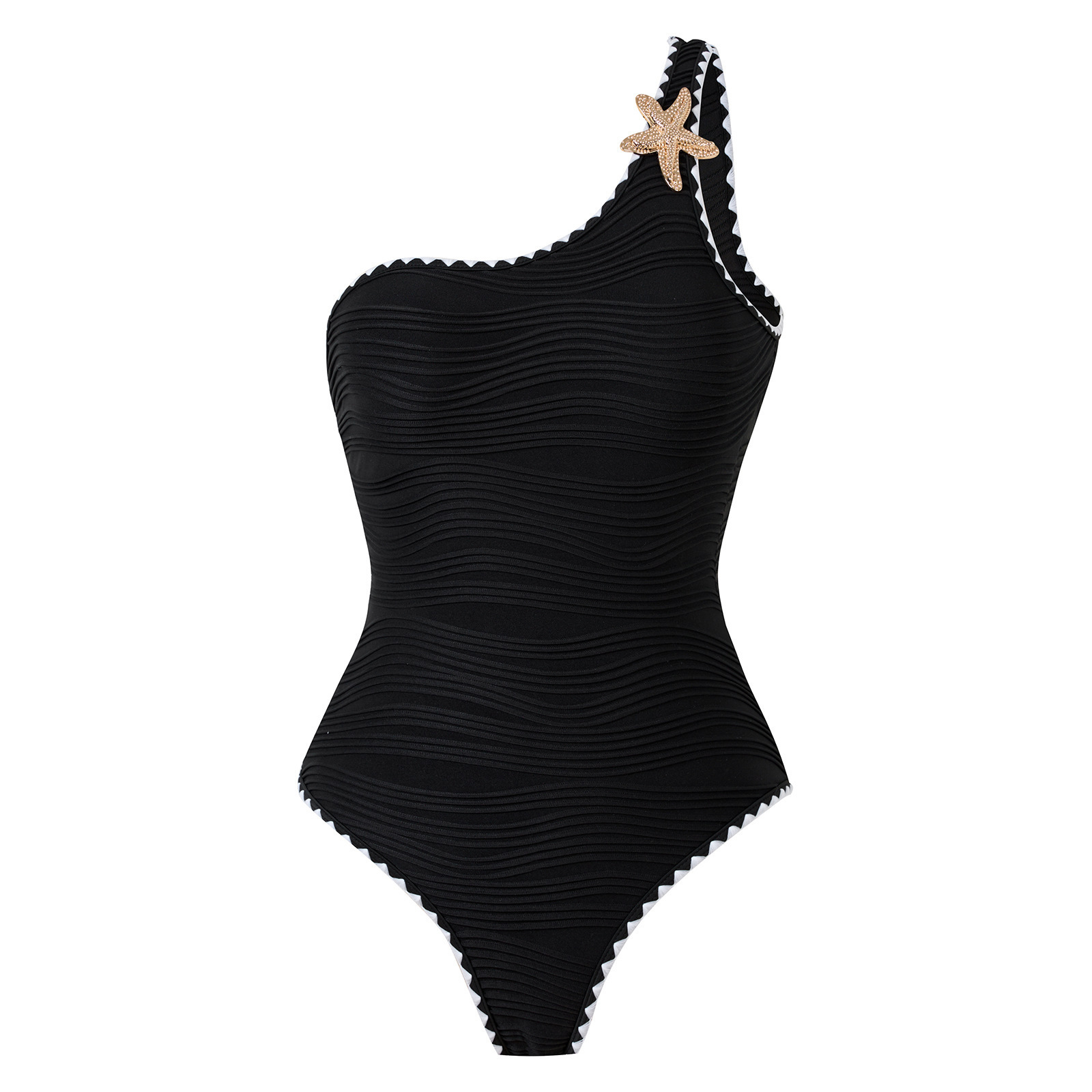 Women's 2026 New Luxury One-Piece Swimsuit with Star Accents