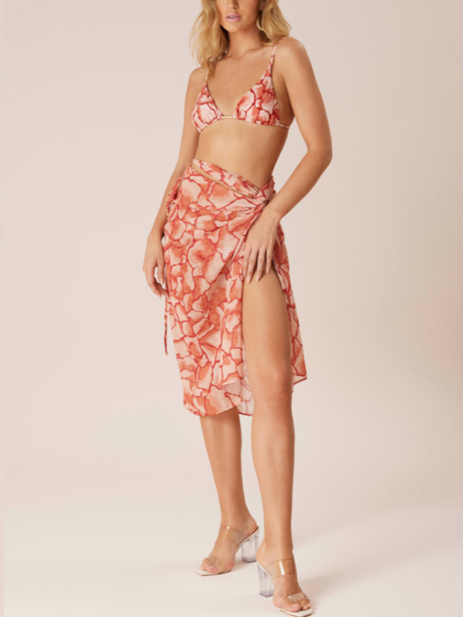 Vintage Printed Swimsuits and Cover-Ups
