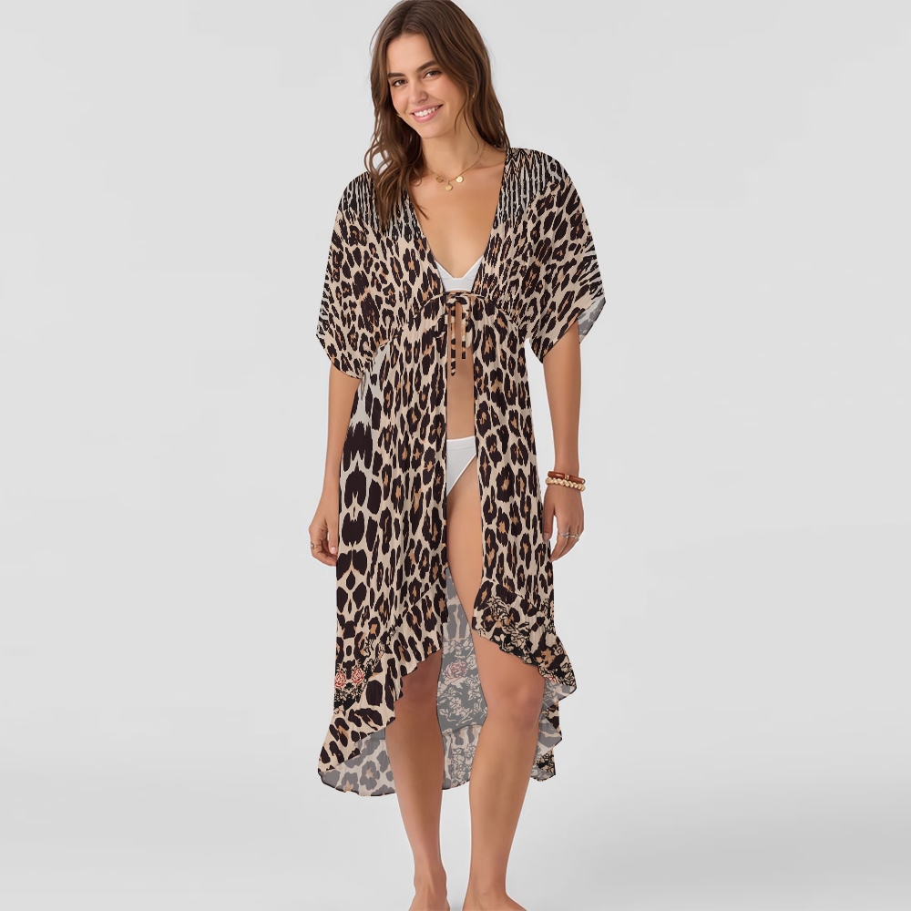 Leopard Print Cover-Up