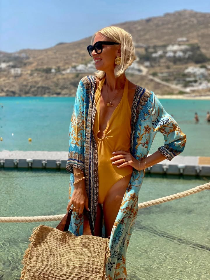 Floral Print One Piece Swimsuits and Kimonos