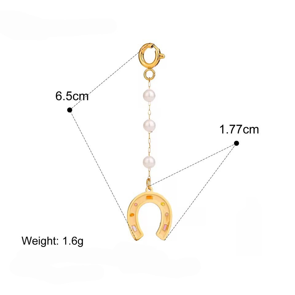 18K Bikini Titanium Steel Accessory Pendant