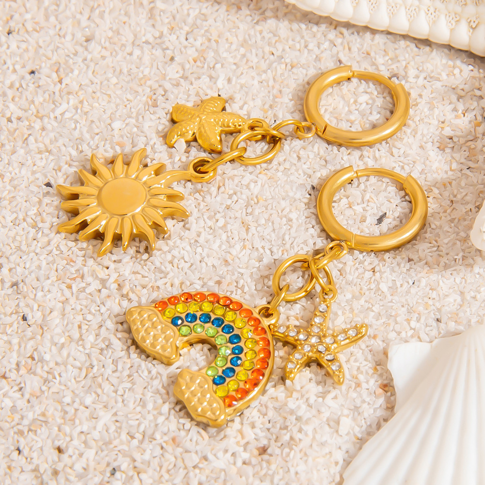 Stainless Steel Bikini Clasp Ocean Series Accessories Jewelry Pendant