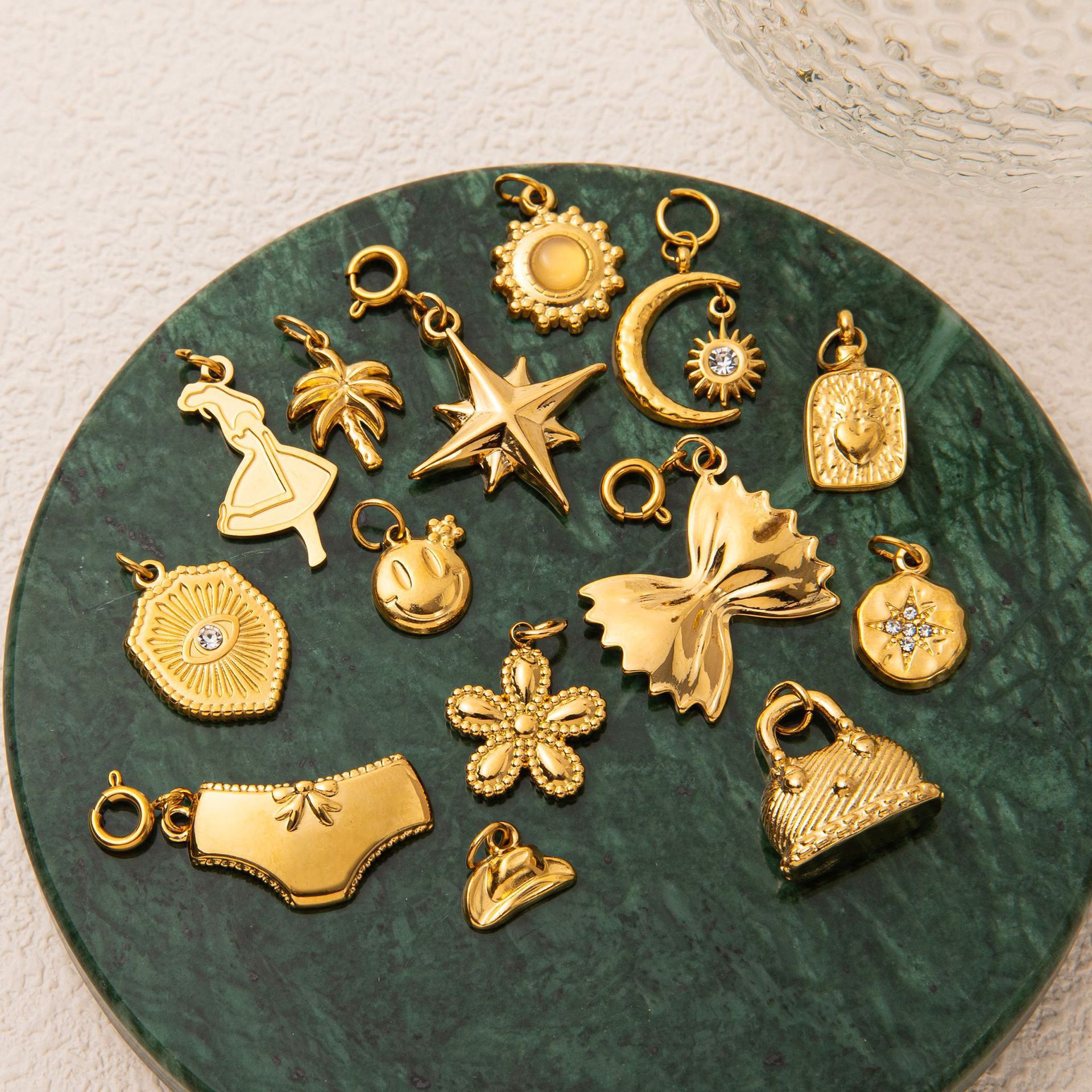 Electroplated Stainless Steel Accessory Pendant Single Pendant