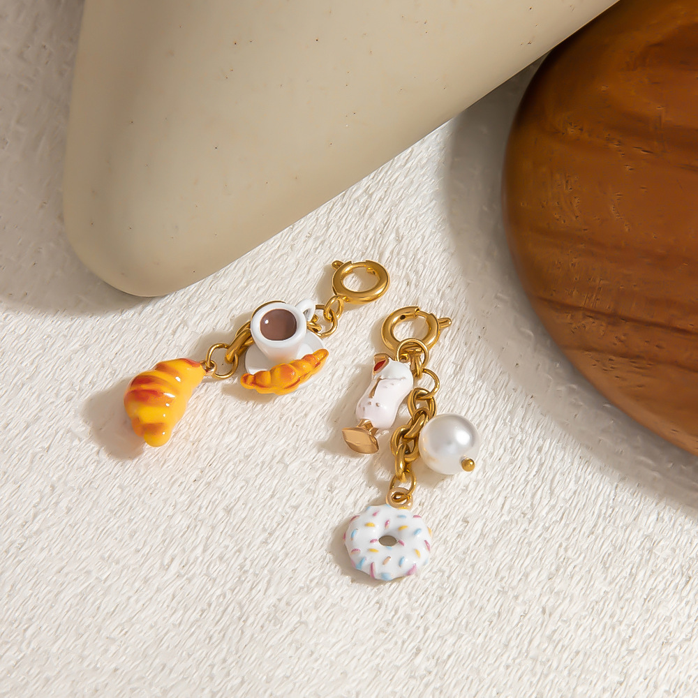 Stainless Steel Bikini Handcrafted Drip Oil Series DIY Pendant