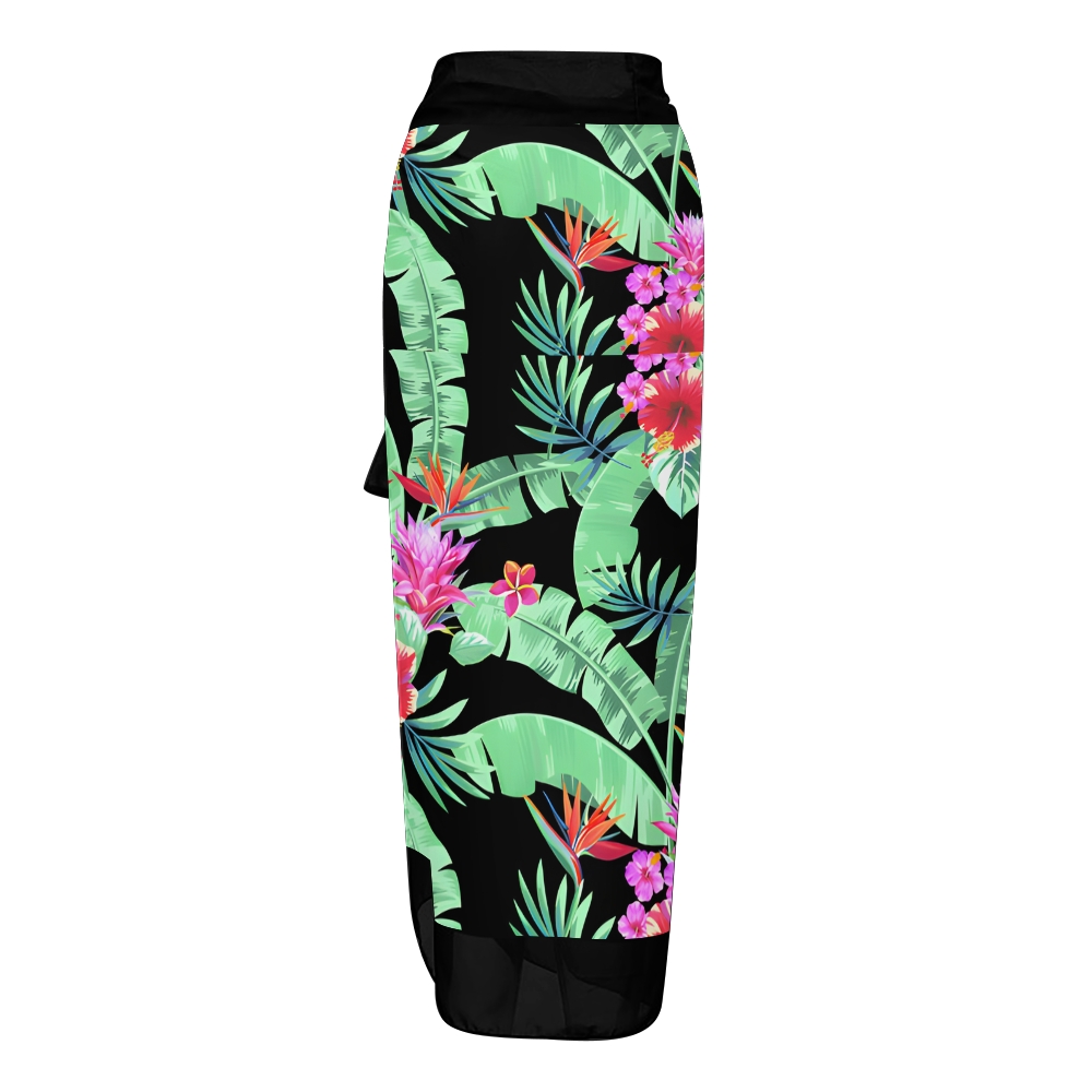 Women's Tropical Floral One Piece Swimsuit Set