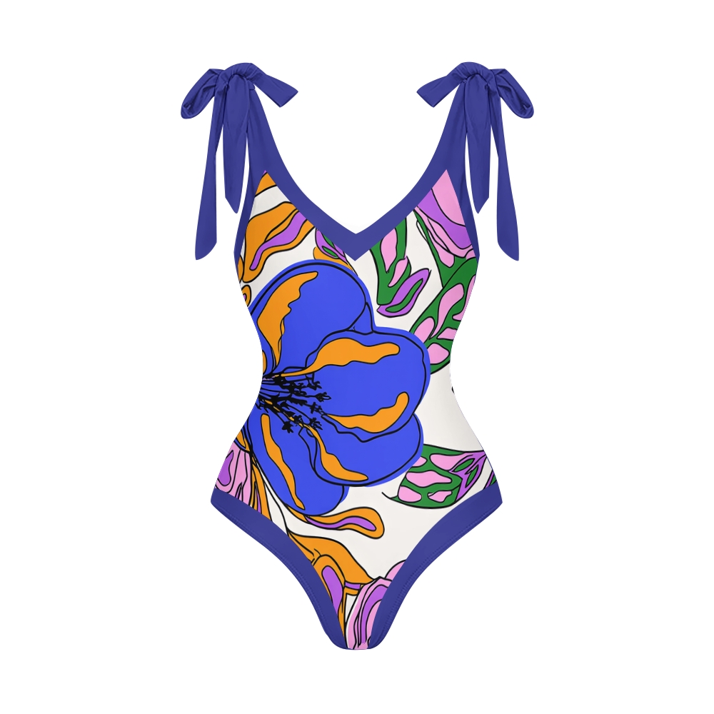 Women's Printed One Piece Swimsuits and Cover Ups 2509013893