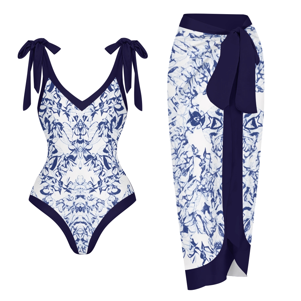 Women's Printed One Piece Swimsuits and Cover Ups 2509016538