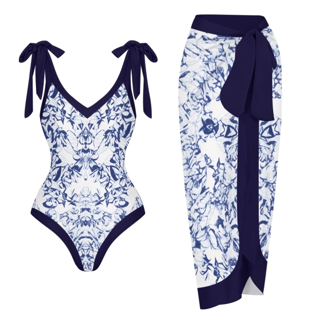 Women's Printed One Piece Swimsuits and Cover Ups 2509016538