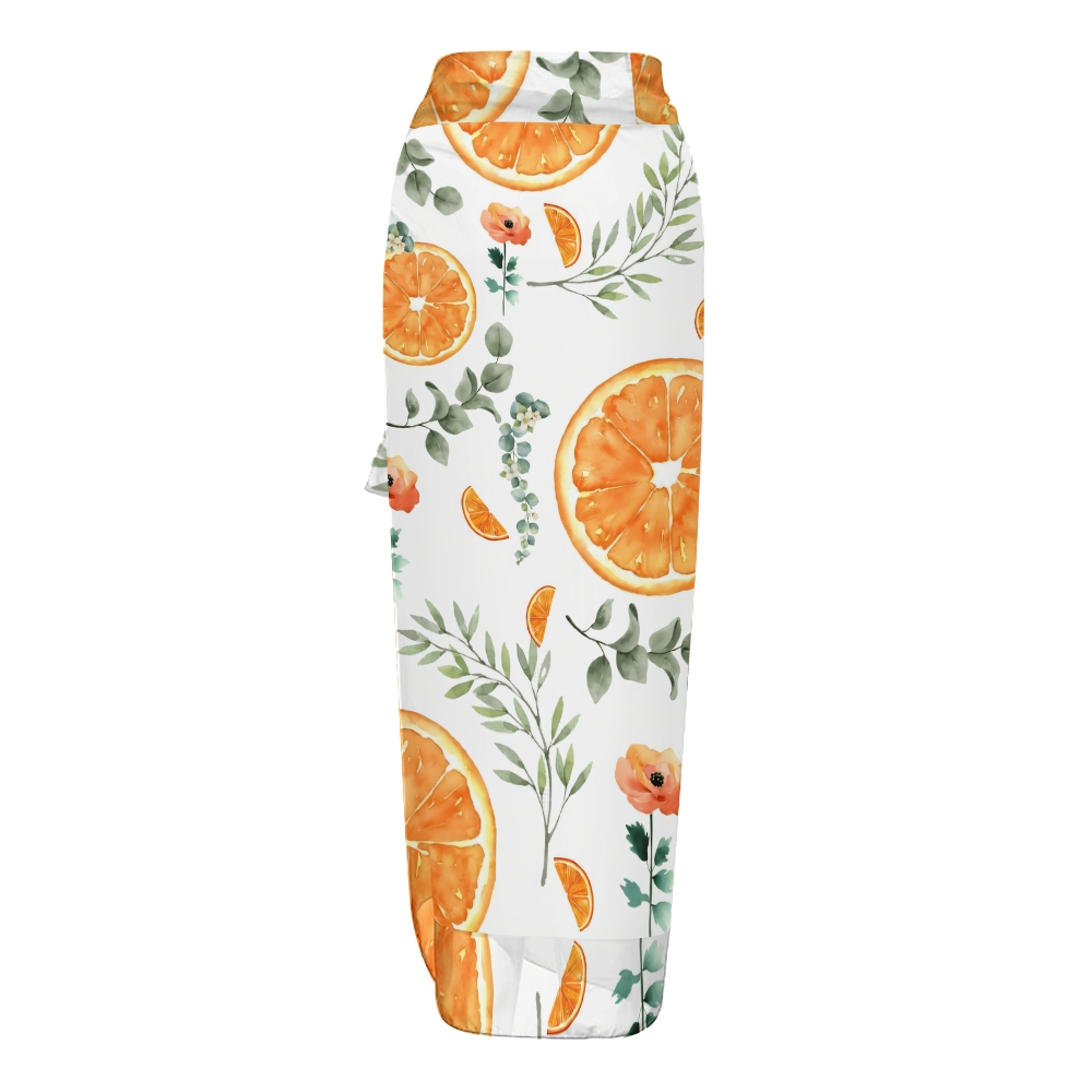 Women’s Tropical One Piece Swimsuit with Matching Beach Pants Set