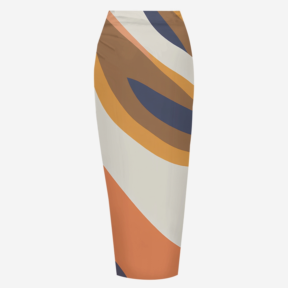 Modern Artistic One Piece Swimsuit Set with Crisscross Halter Cutout Design and Matching Sarong