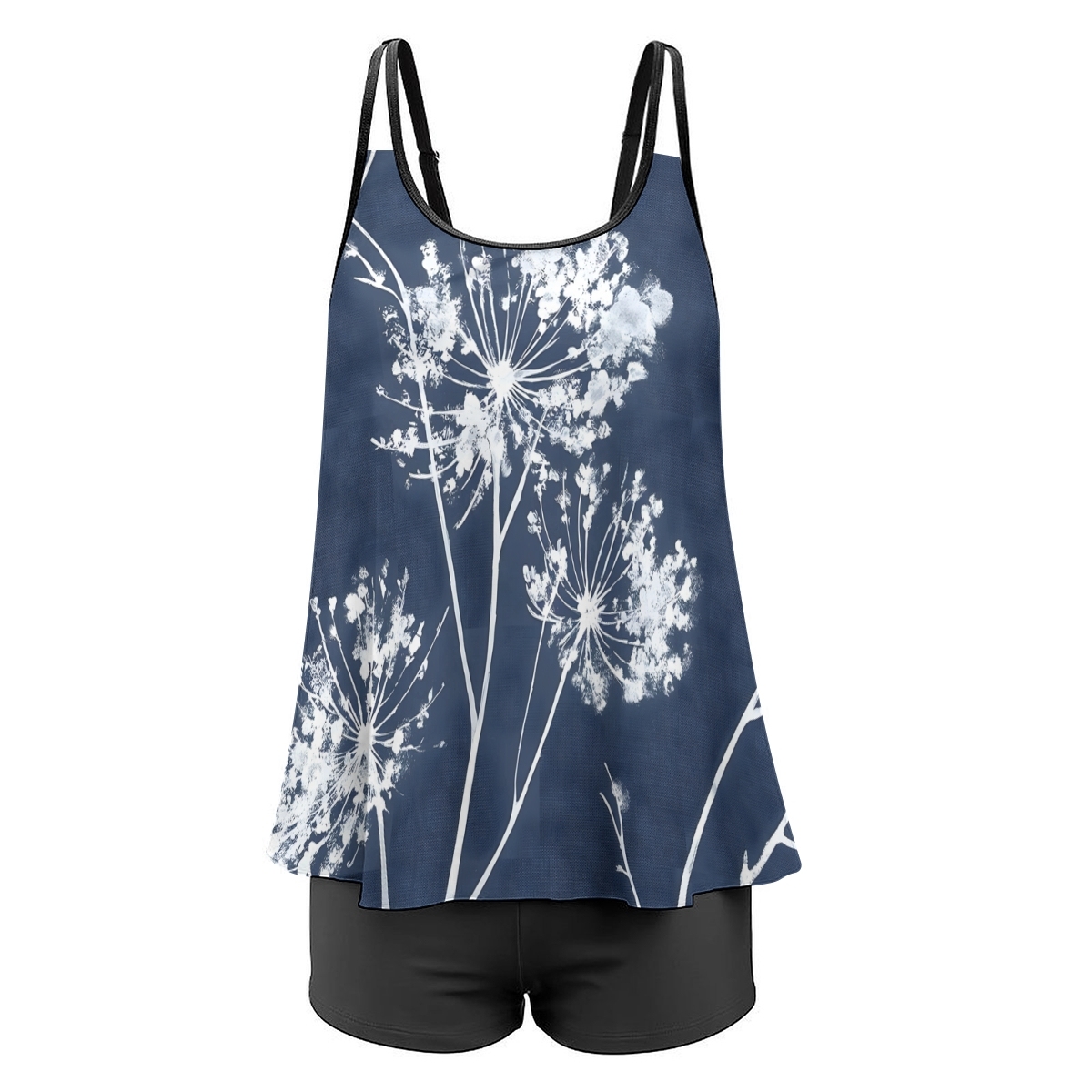 Women's Botanical Peel Split Swimsuit Set