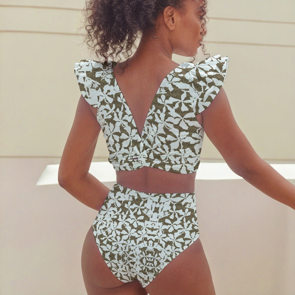 Women's Mid Waist Bikini Bottom Oasis Two-Piece Swimsuit