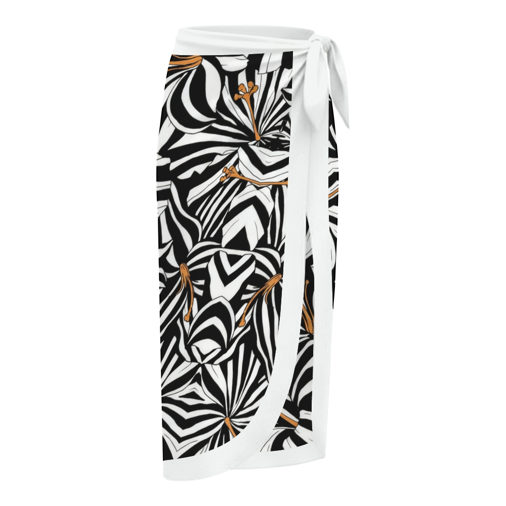 Women's Zebriscus One-Piece Swimsuit with Skirt