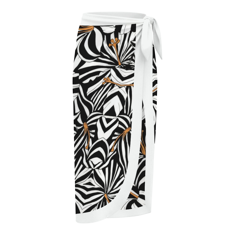 Women's Zebriscus One-Piece Swimsuit with Skirt