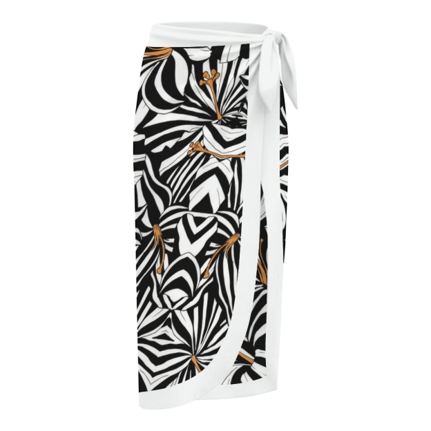 Women's Zebriscus One-Piece Swimsuit with Skirt