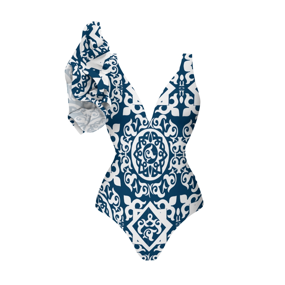 Women's Sultan's Dining Room Print One-Piece Swimsuit