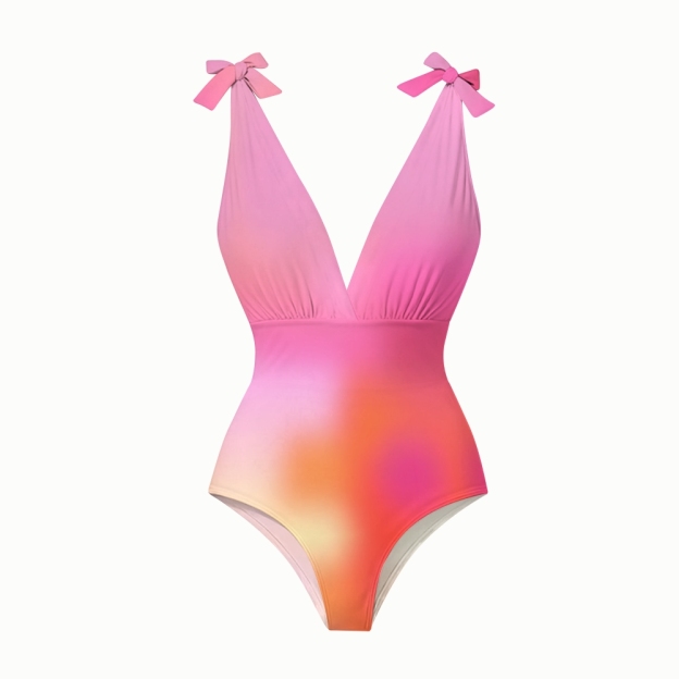 Women's Blush Flow One-Piece Swimsuit with Skirt