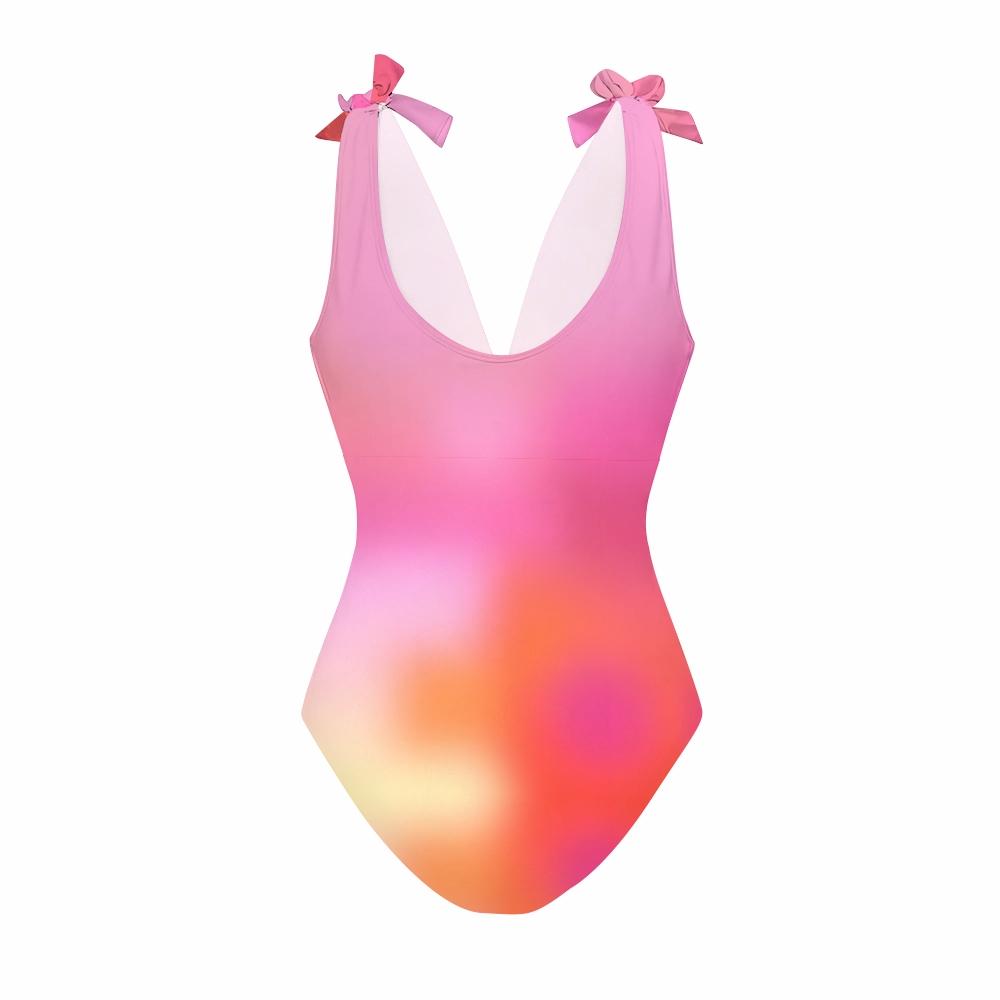 Women's Blush Flow One-Piece Swimsuit with Skirt