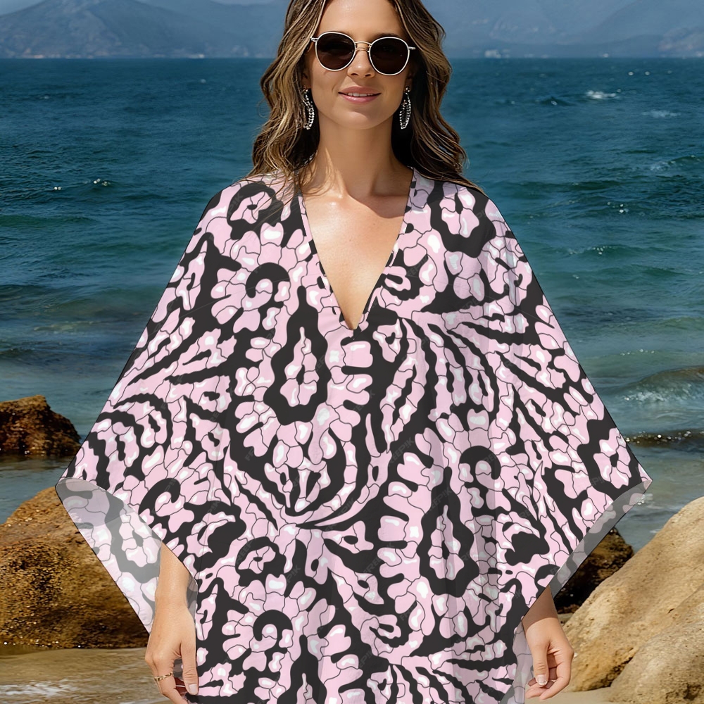 Abstract Kaftan Cover-up