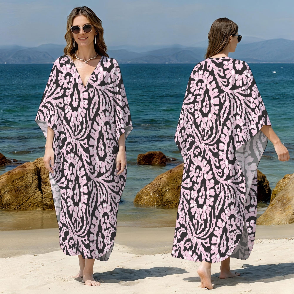 Abstract Kaftan Cover-up