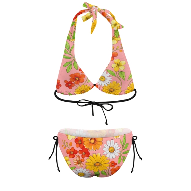 Women's Bahama Bloom Floral Print Two-Piece Bikini  Swimsuit
