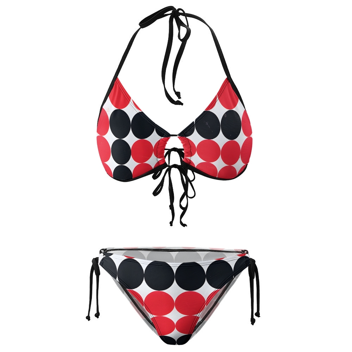 Polka Dots Geometric Bikini