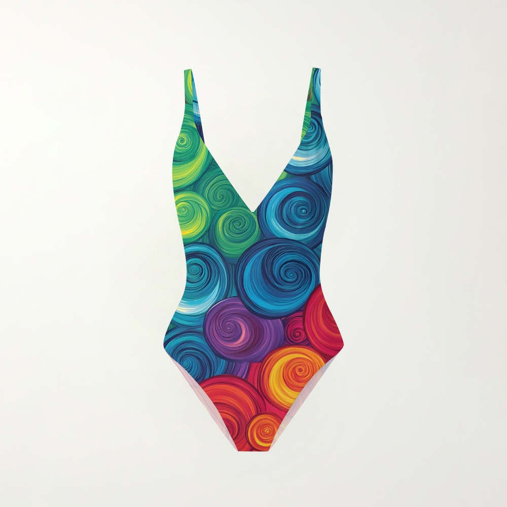 Colorful Art One-Piece Swimsuit