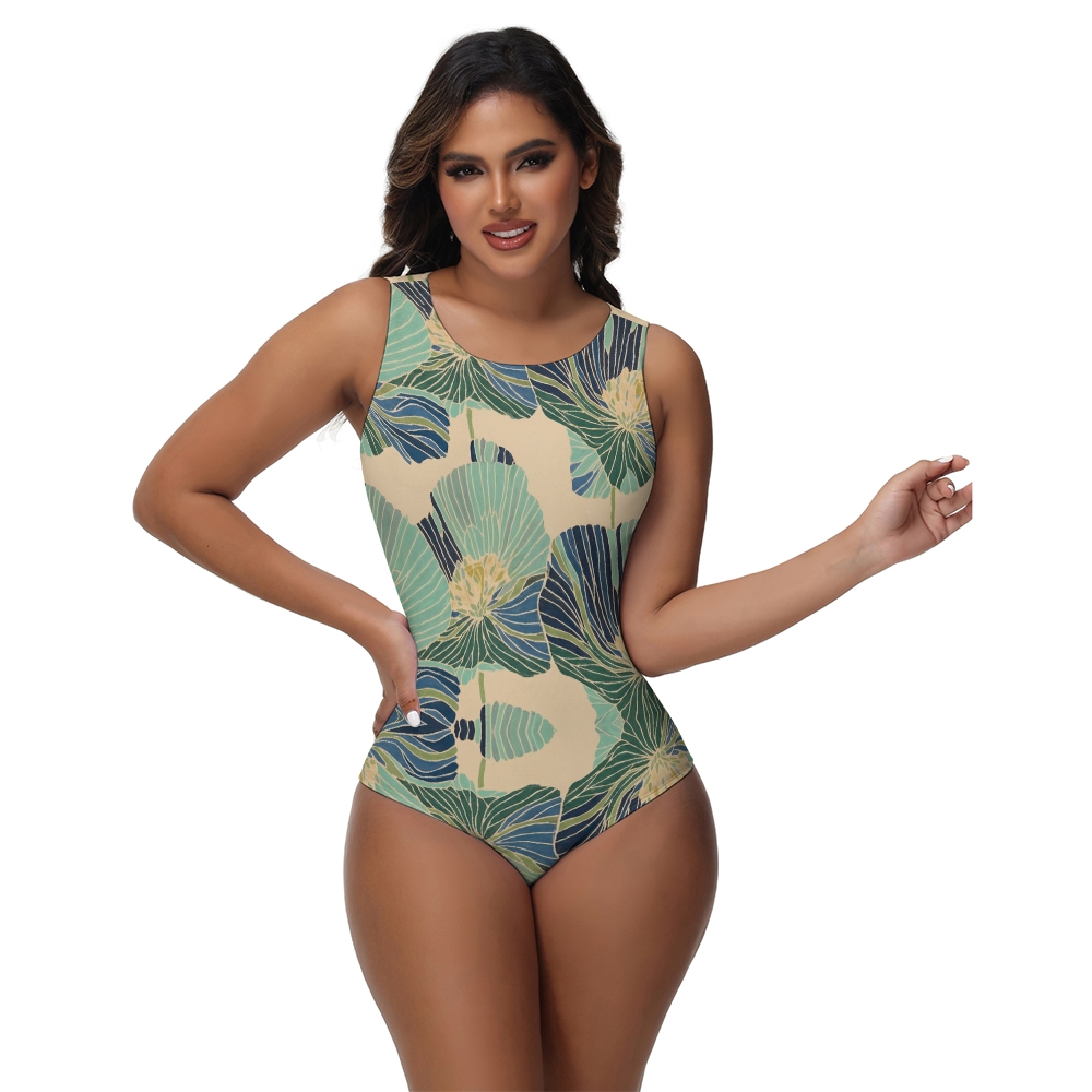 Botanical One Piece Swimsuit