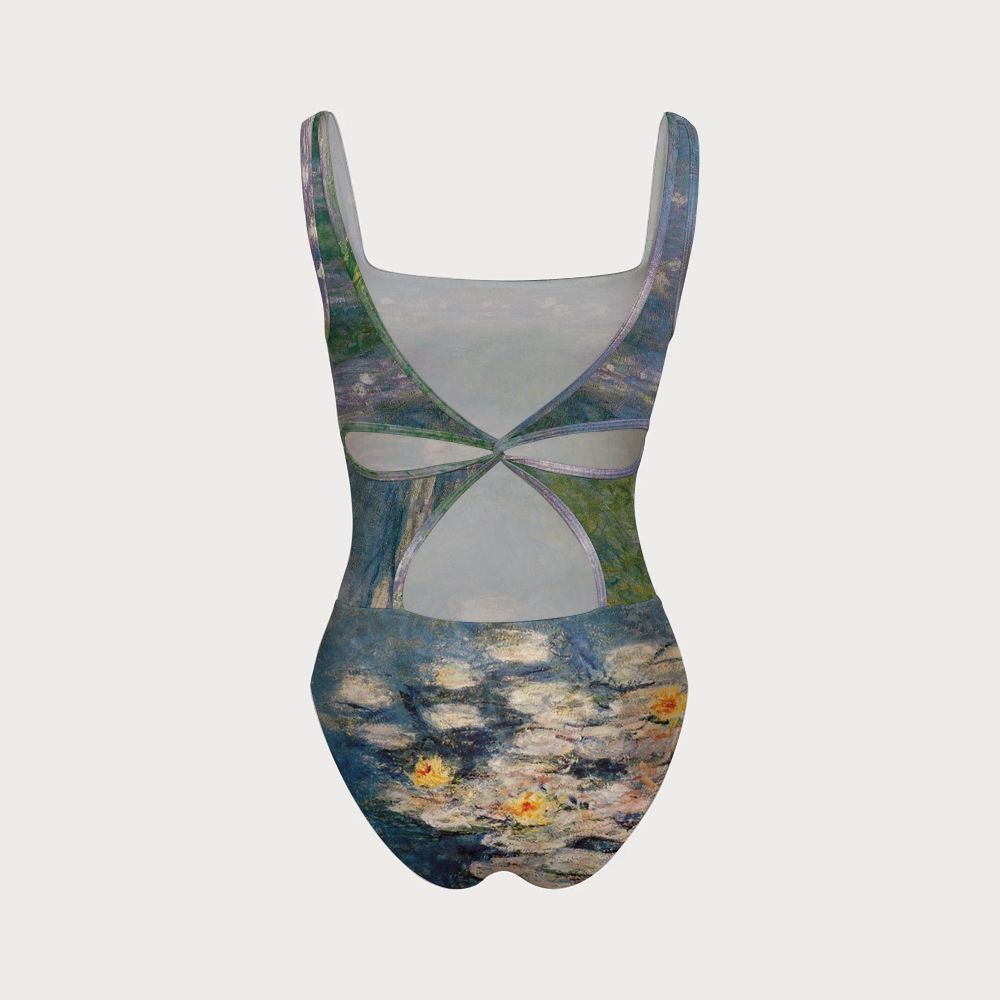 Waterlillies At Giverny One-Piece Swimsuit