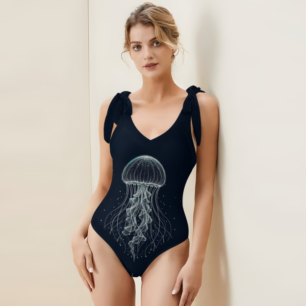 Jellyfish One Piece Swimsuits Set