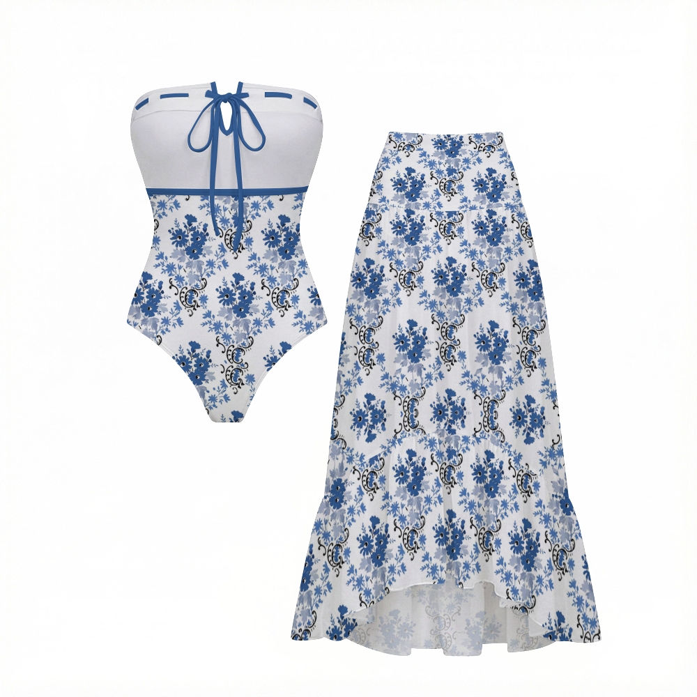 Floral Print Swimsuit Set