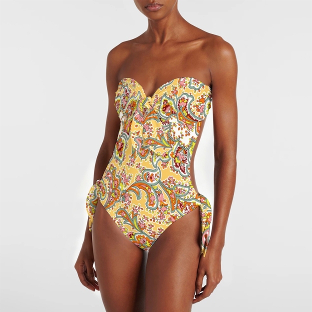 Women's Paisley Print One-Piece Swimsuit